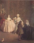 Pietro Longhi The Introduction (mk05) china oil painting reproduction